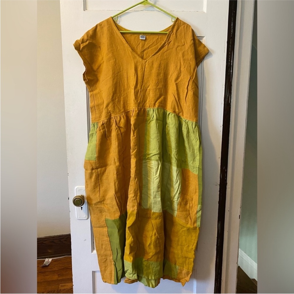 Midi Patchwork Dress - image 1